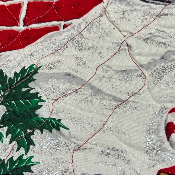 2 Giant Quilted Christmas Stockings 32” - Picture 5 of 8